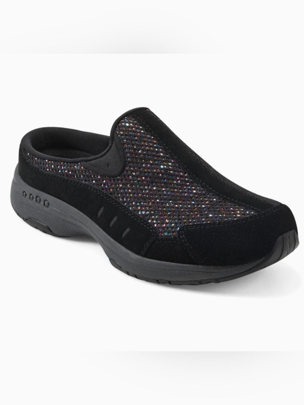 Easy Spirit Glitter Traveltime slip-on mule